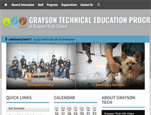 Tablet Screenshot of graysontech.org